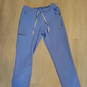 FIGS Yola Scrub Pant Ceil Blue